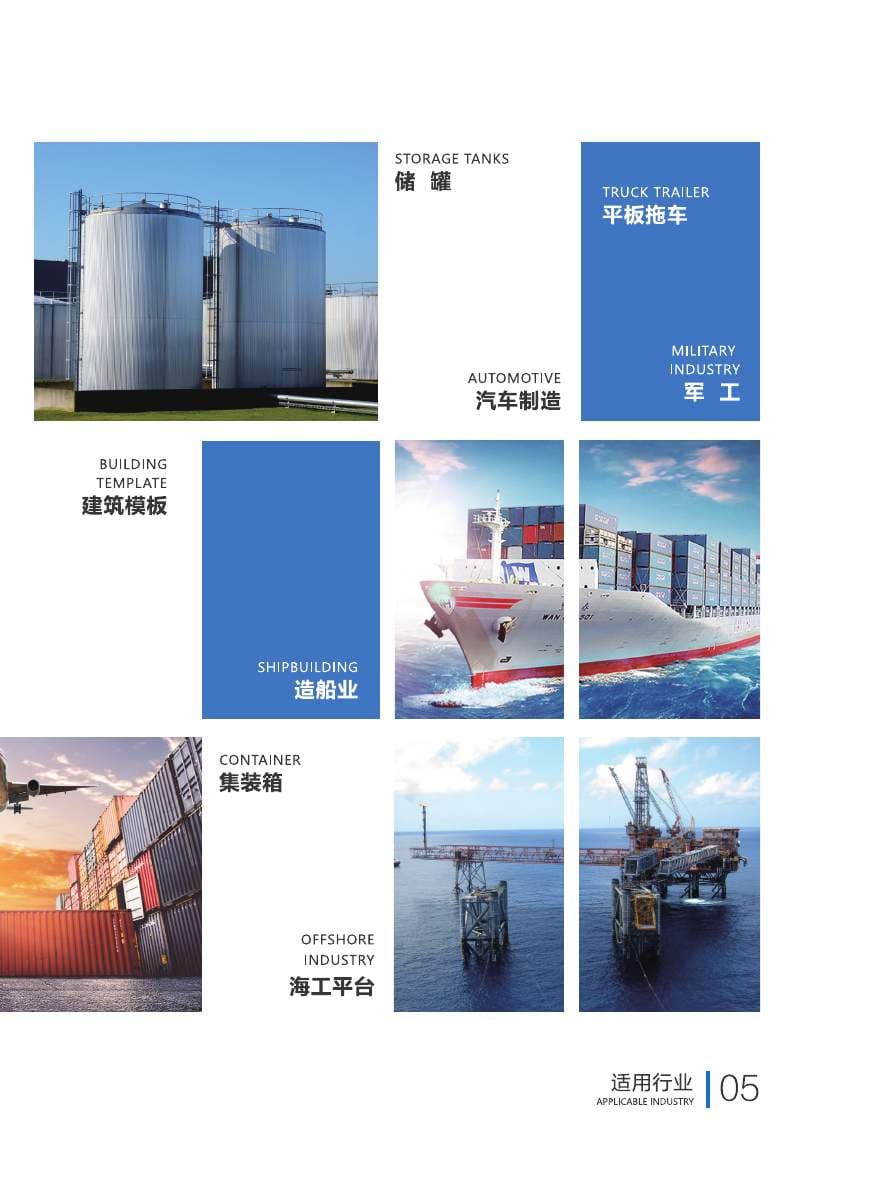 Industrial applications for Pumei welding consumables
