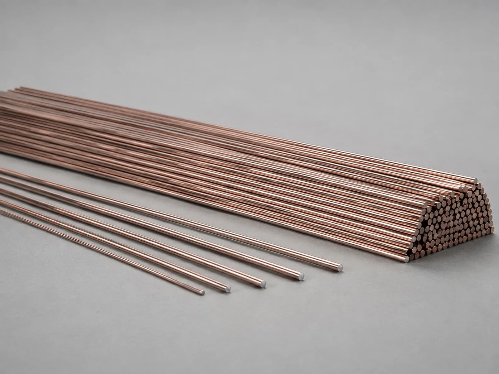 Representative form of straight carbon-steel TIG filler rods