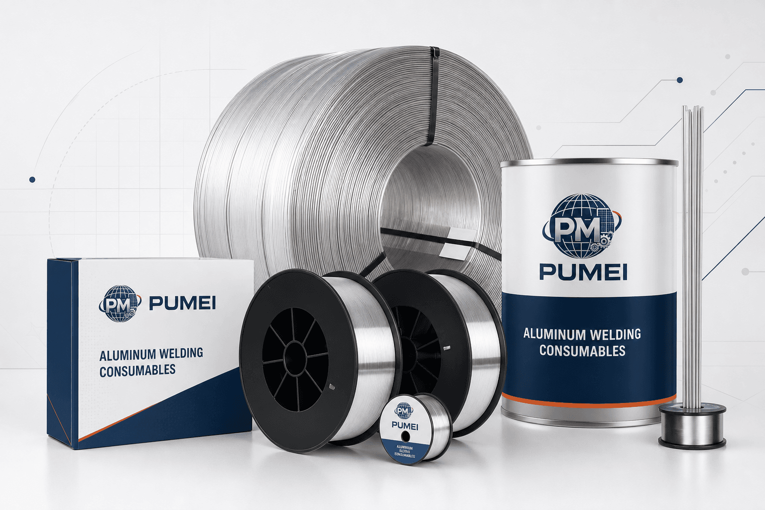 Pumei welding consumables range
